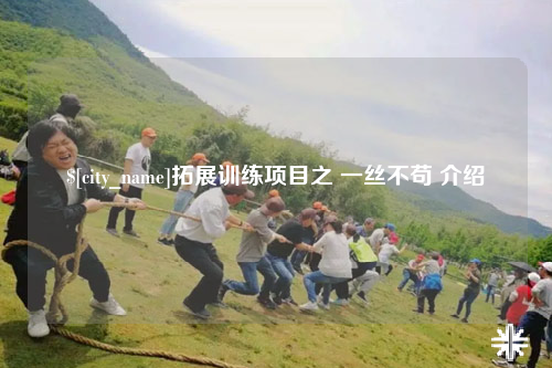 乐山拓展训练项目之 一丝不苟 介绍